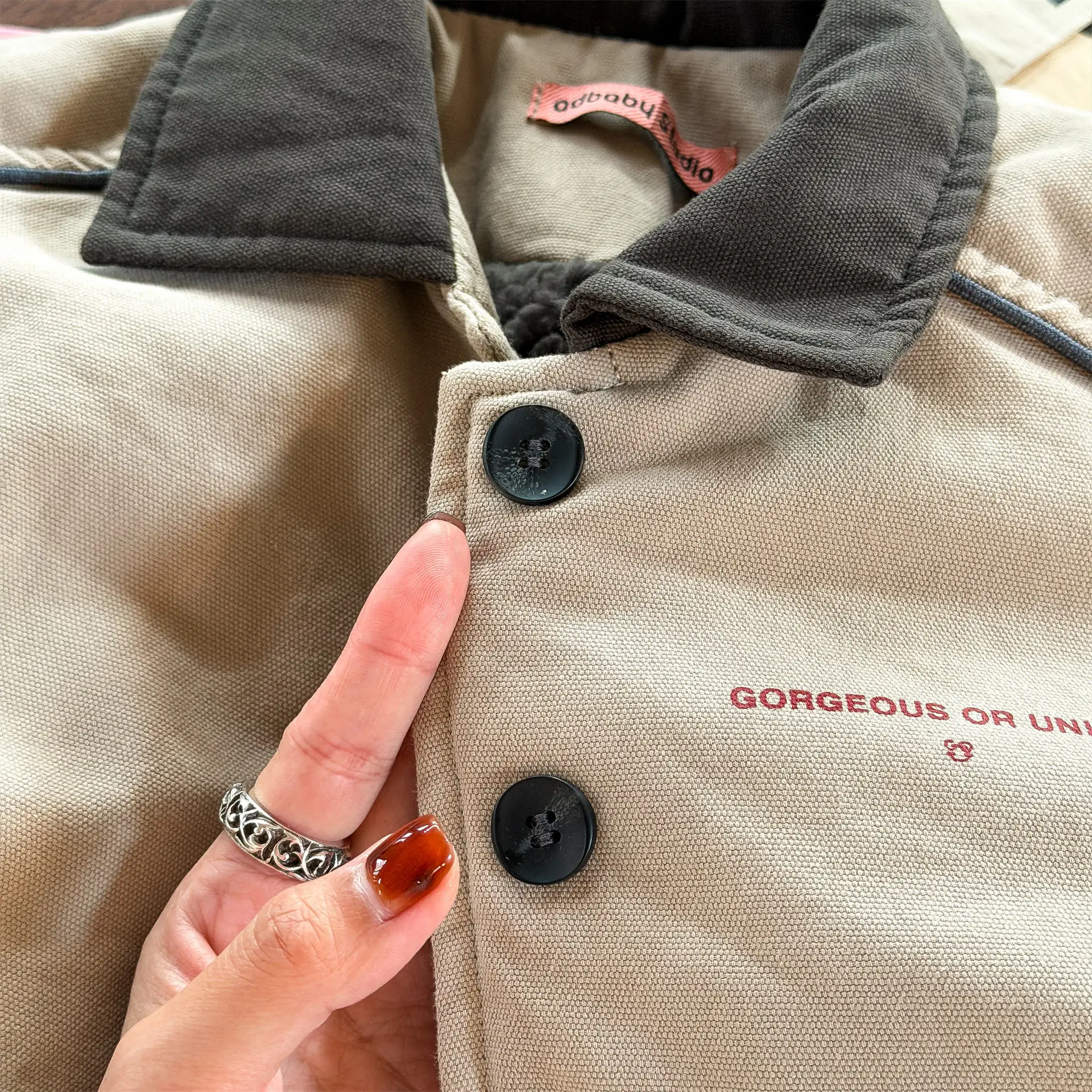 2025 Winter New Children Warm Coat Boys Girls Cotton Padded Jacket Baby Long Sleeve Lapel Cargo Jacket Solid Kids Clothes