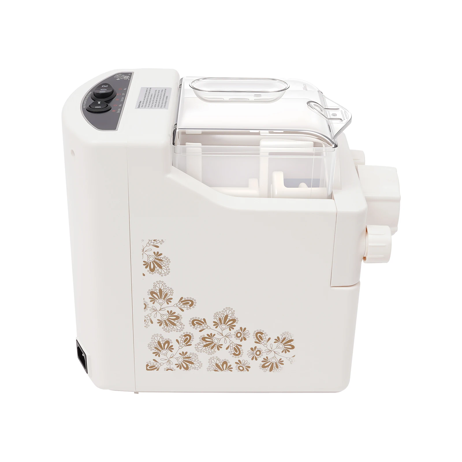 180W Electric Noodle Maker with 9 Replaceable Molds, Fast Mixing Non-toxic ABS Material,DIY Healthy Noodles Pasta for Family Use