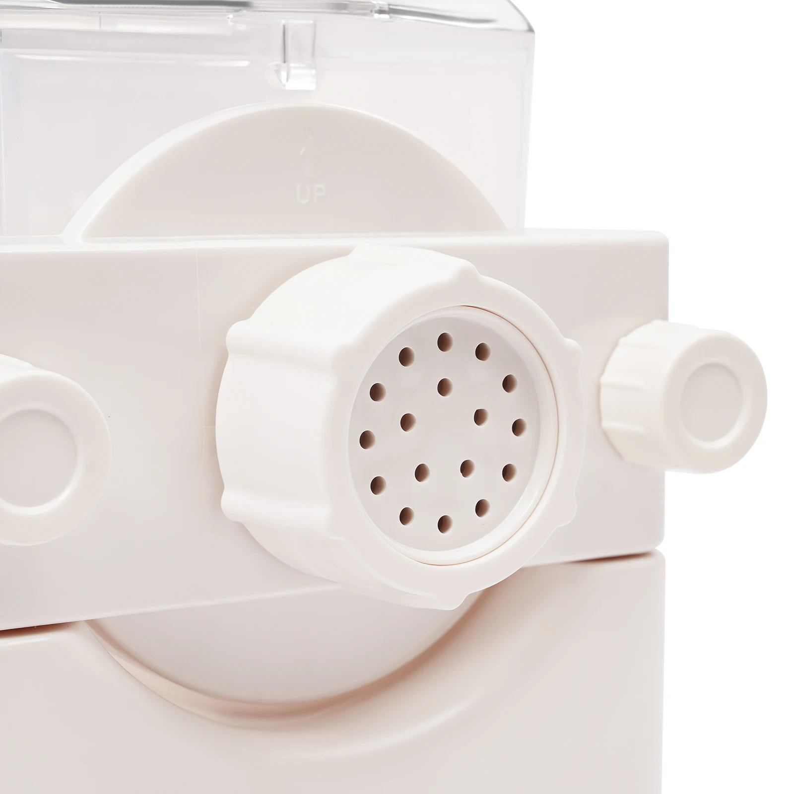 180W Electric Noodle Maker with 9 Replaceable Molds, Fast Mixing Non-toxic ABS Material,DIY Healthy Noodles Pasta for Family Use