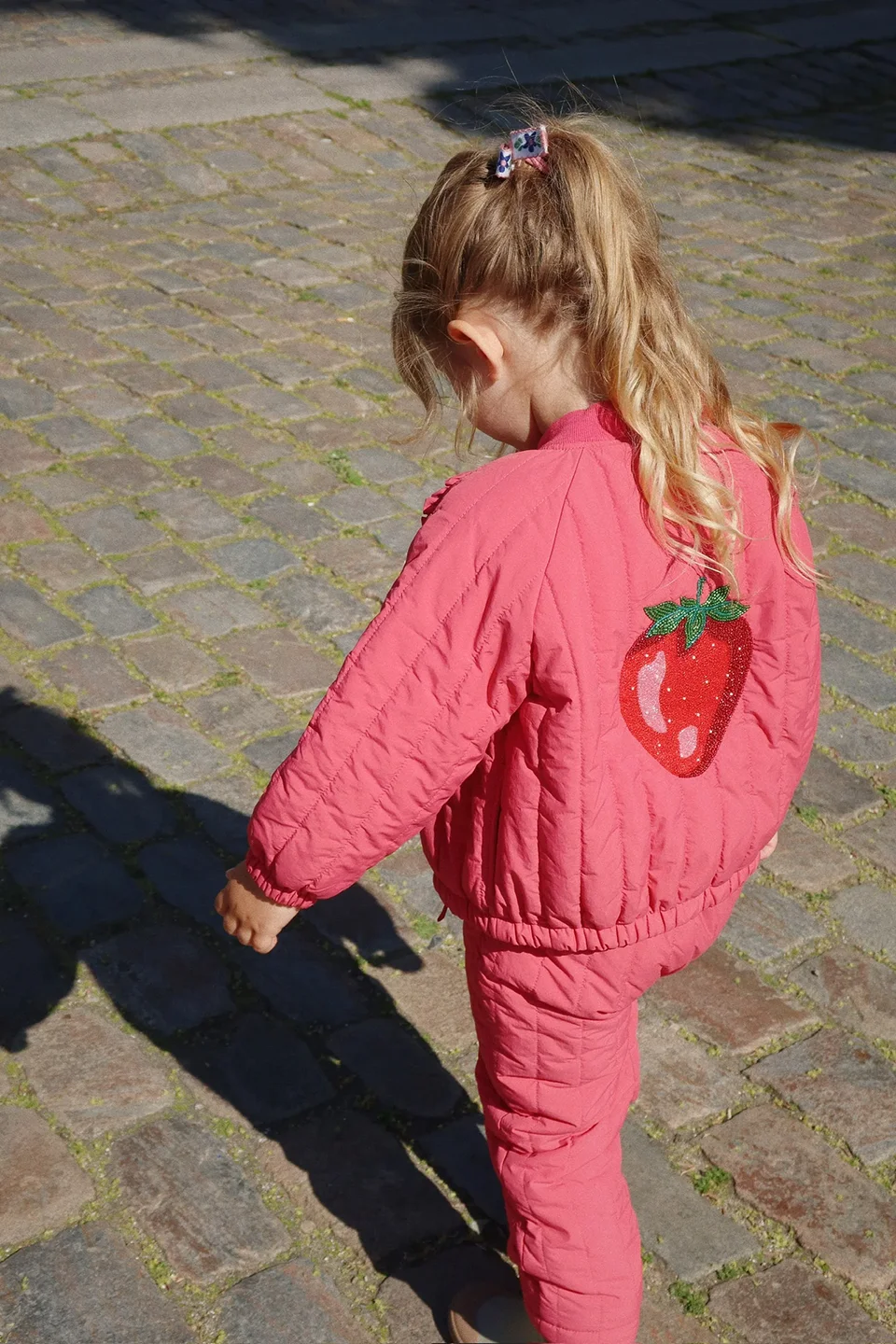 New 2025 KS Girls Cartoon Cotton Fleece Coats Winter Toddler Boys Lambswool Jacket Children Embroidery Coat Kids Outwear Clothes