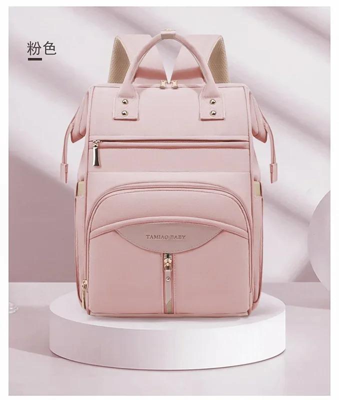 New Multifunctional Mother Diaper Bags Waterproof Large Capaci Lightweight Portable Diaper Bag for Outing Wet And Dry Separation