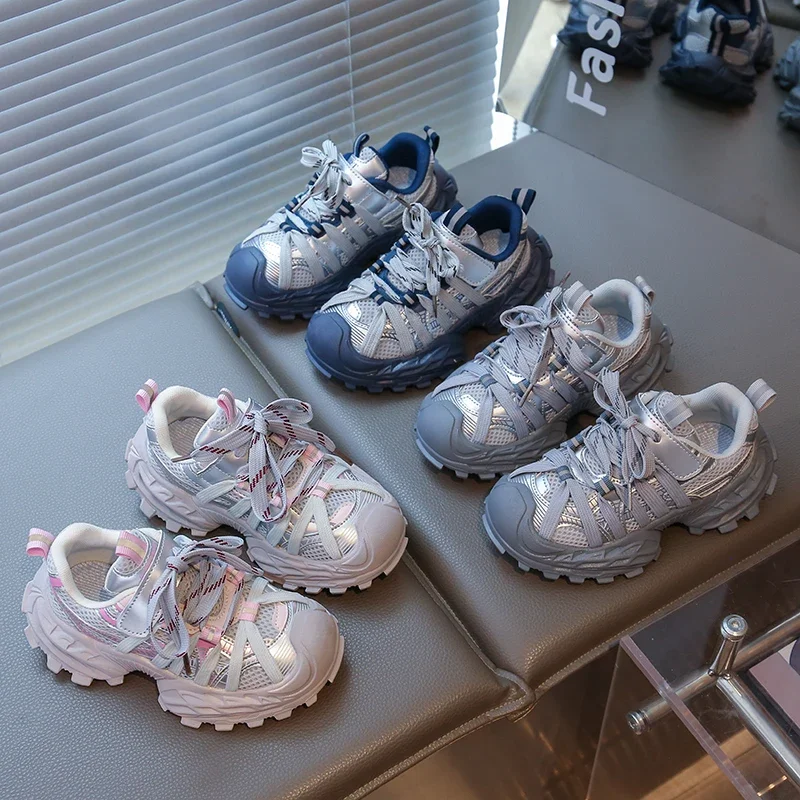 2026 Children Casual Shoes for Girls Boys Spring Autumn New Fashion Korean Style Soft Sole Non-slip Versatile School Sneakers