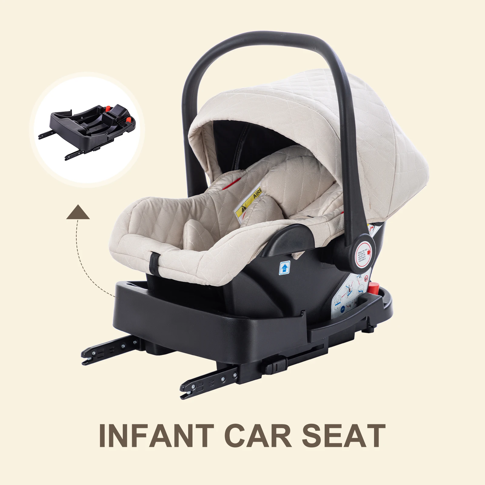 3 in 1 Baby Stroller Multi-functional High Landscape Cart Can Sit Reclining Light Folding Strollers Baby Pushchair Baby Carriage