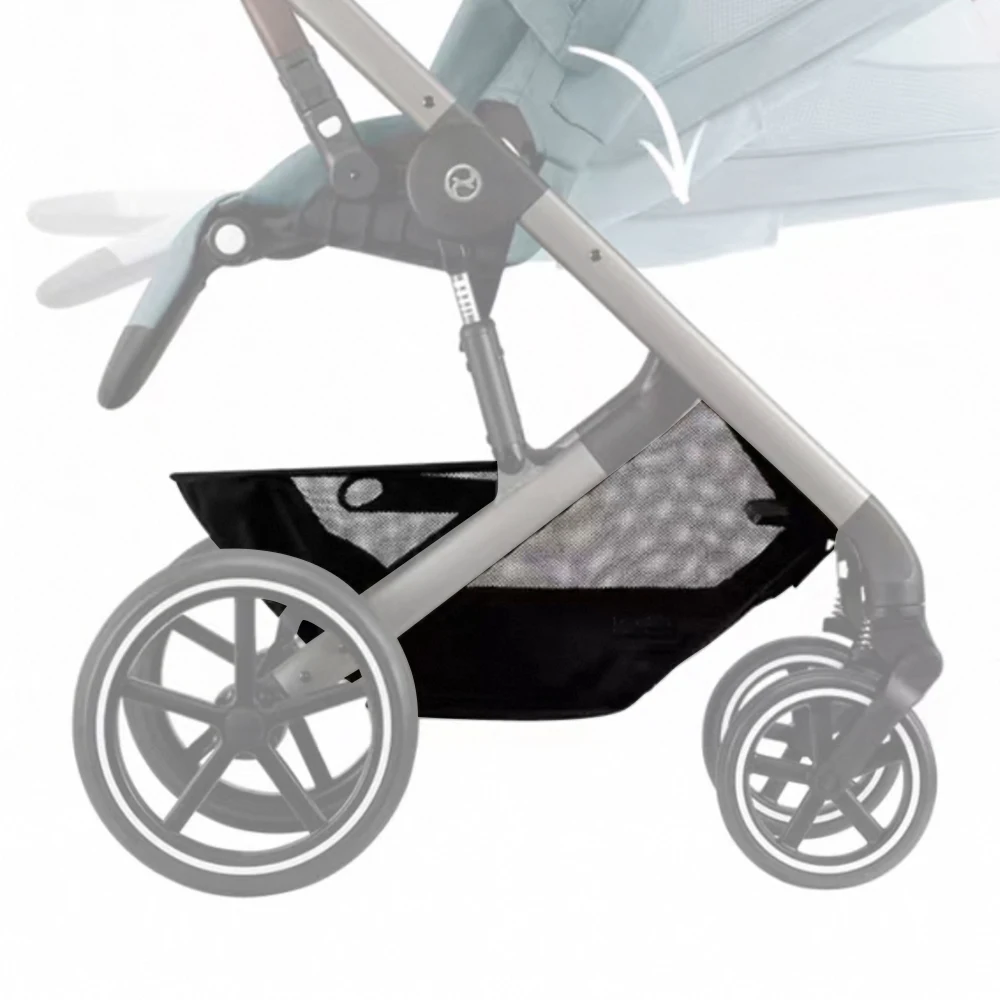 Stroller Shopping Basket For Cybex Balios S Lux Buggy Storage Bag Upgraded Type With Large Capacity Baby Replacement Accessories