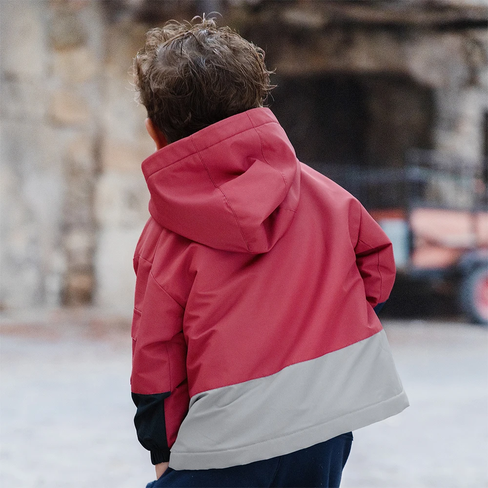 Dave Bella Children Plush Coat Winter Autumn Windproof Jacket Boys Girls Thicken Warm Hoodie Outerwear Kids Clothing DB4254777