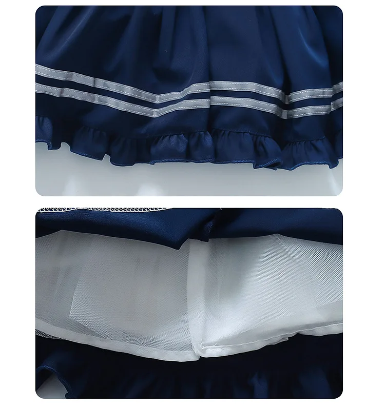 Girl Cosplay Judy Hopps Police Officer Dress Ear Sheriff Hat Bunny Costume Kids Dress Up Halloween Rabbit Disguise Dress Outfits