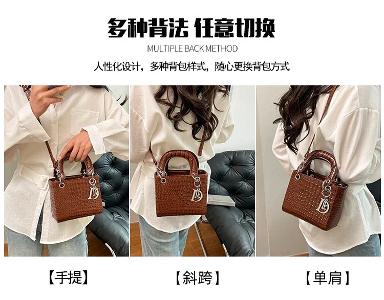 Elegant Leather Crossbody Bag For Women Luxury Designer Shoulder Handbag Classic Tote Purse Ladies Stylish Diaper Bags
