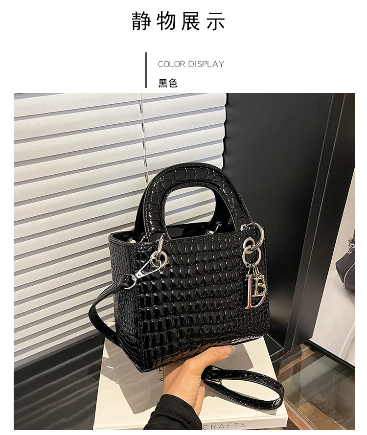 Elegant Leather Crossbody Bag For Women Luxury Designer Shoulder Handbag Classic Tote Purse Ladies Stylish Diaper Bags