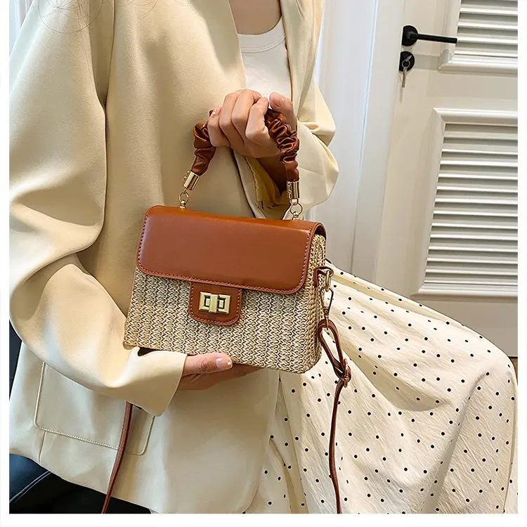 Leather Classic Diaper Bag For Women Elegant Designer Tote Large Capacity Fashionable Commuter Minimalist Vintage Shoulder Bag