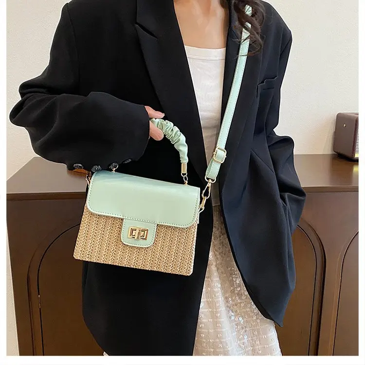 Leather Classic Diaper Bag For Women Elegant Designer Tote Large Capacity Fashionable Commuter Minimalist Vintage Shoulder Bag