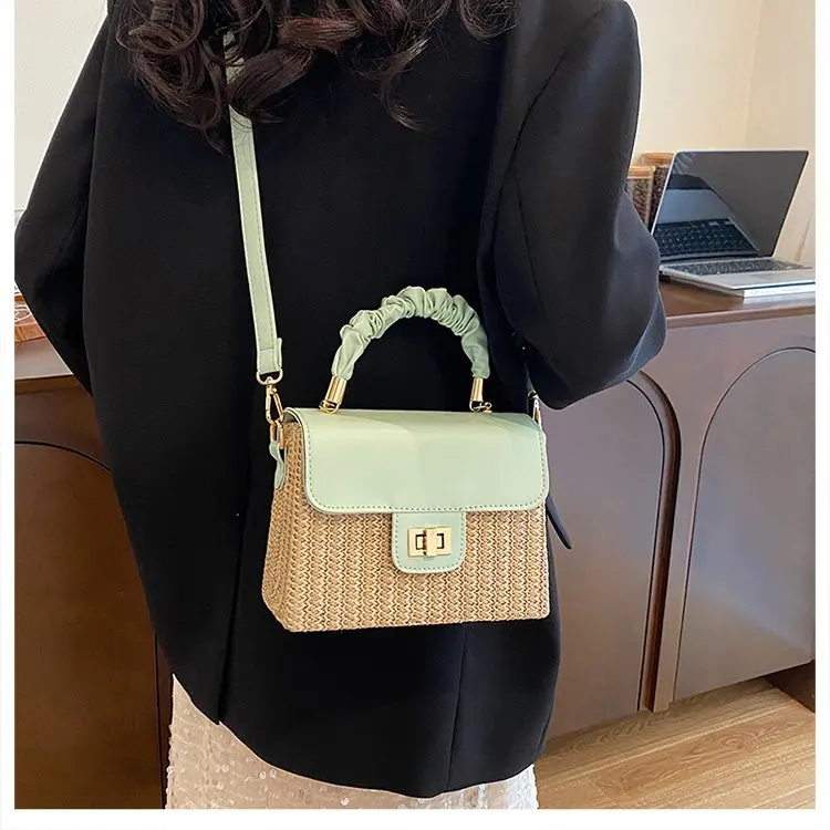 Leather Classic Diaper Bag For Women Elegant Designer Tote Large Capacity Fashionable Commuter Minimalist Vintage Shoulder Bag