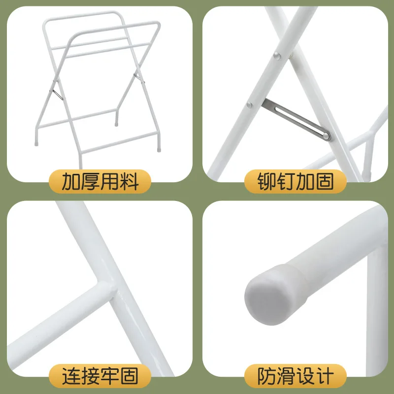 Newborn Bath Tub with Stand Set: Back-Friendly Bathing and Changing Table, Foldable, with Drain and Non-Slip Base for Baby