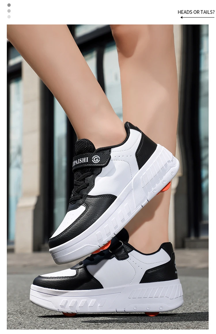 Ultra-Light Detachable Student Roller Skates With Four Wheels Children's Walking Shoes Outdoor Sports Shoes Girls Boys Gifts