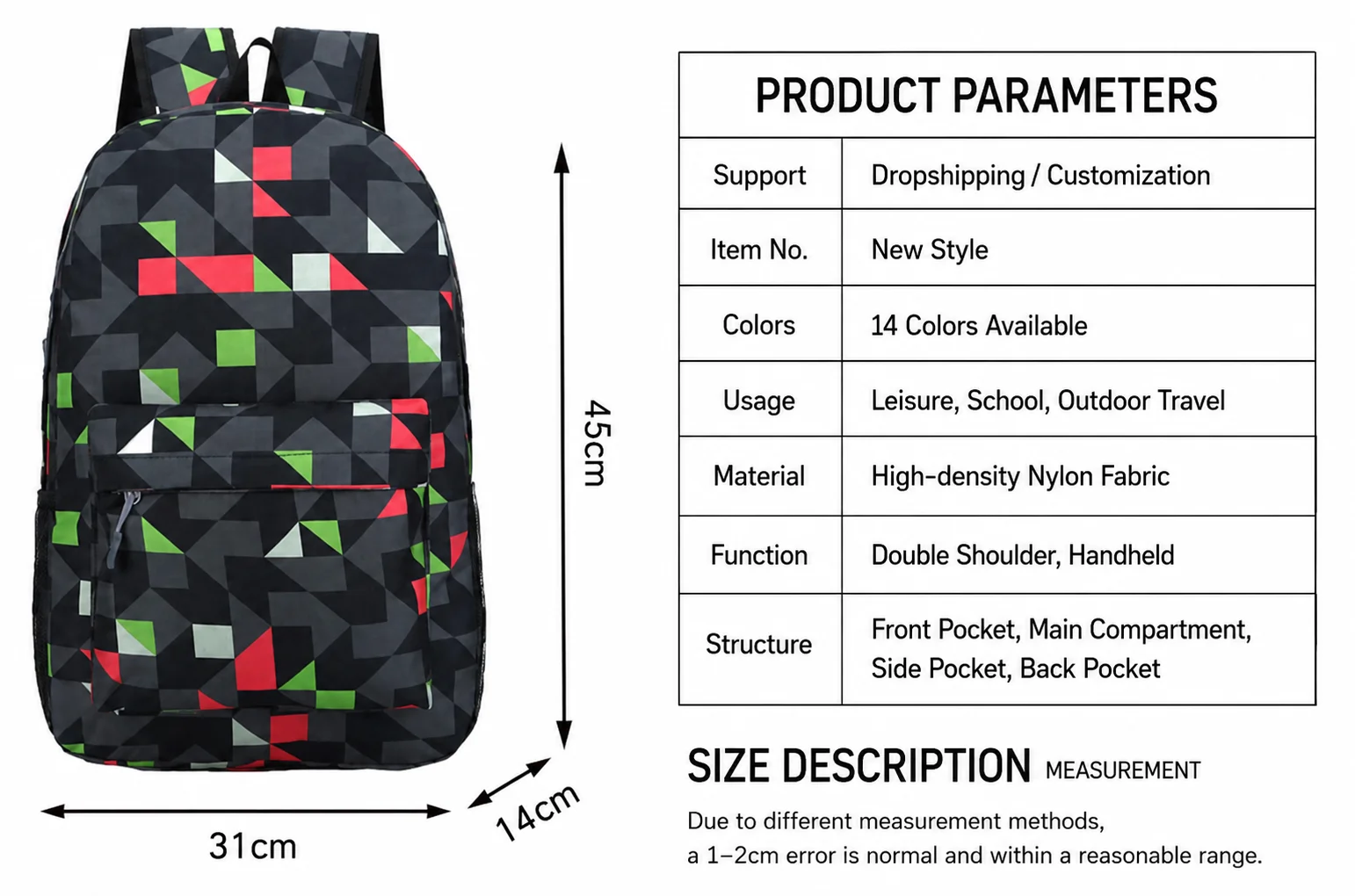 3Pcs/set Football Star Trend Backpack For Girl Boy Student Teenager Children Rucksack Kids Birthday Gift Women Casual School Bag