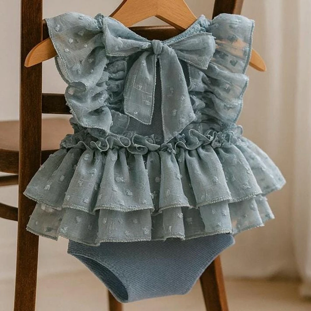 Baby Girls Picture Shooting Clothing Newborn Photo Props Mesh Tutu Dress Romper Studio Accessories Infantile Fotoshoot Outfits