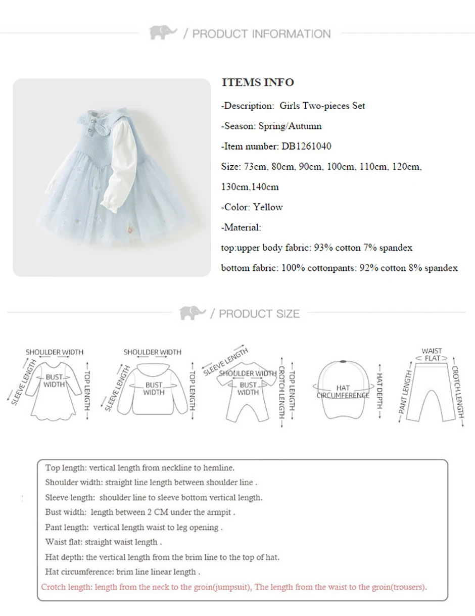 Dave Bella Mesh Floral Princess Dress Girls Baby Children Spring Autumn Sweet Charm Dress Party Wedding Clothes DB1261040