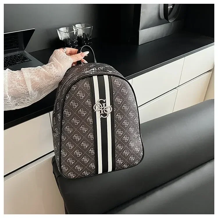 Elegant Leather Vintage Diaper Bag: Luxury Crossbody Handbag For Women With Designer Letter Logo And Large Tote Capacity