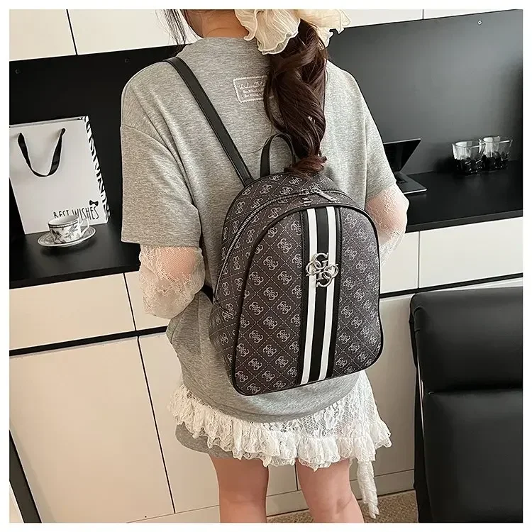 Elegant Leather Vintage Diaper Bag: Luxury Crossbody Handbag For Women With Designer Letter Logo And Large Tote Capacity