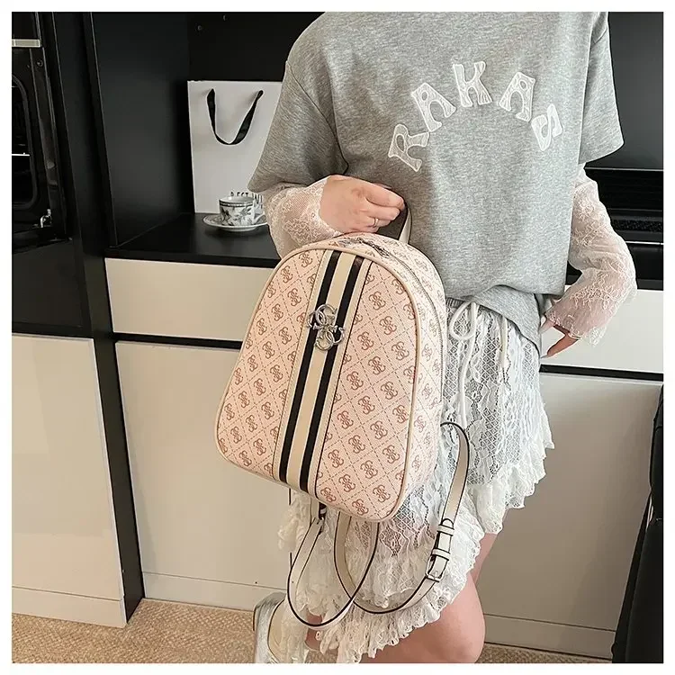 Elegant Leather Vintage Diaper Bag: Luxury Crossbody Handbag For Women With Designer Letter Logo And Large Tote Capacity