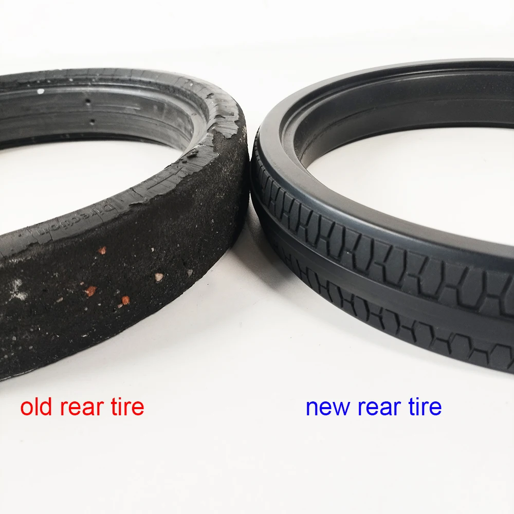 Custom Buggy Rear Tire For Quinny Moodd( Not Buzz Xtra !!!) Back Wheel With Tread PU Tubeless Baby Stroller Replace Accessories