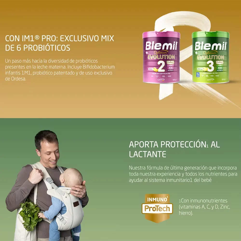 Blemil 2 Optimum Evolution - 800g - Follow-On Milk Powder for Babies from 6 Months