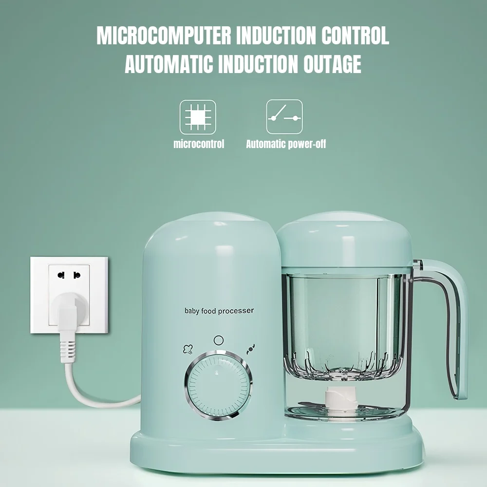 Multi-functional Baby Food Maker Supplementary Food Processor Kids Food Mill Steaming Stirring Warming Cooking Machine