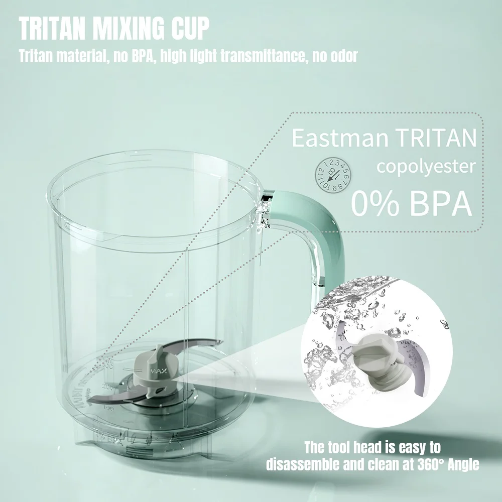 Multi-functional Baby Food Maker Supplementary Food Processor Kids Food Mill Steaming Stirring Warming Cooking Machine