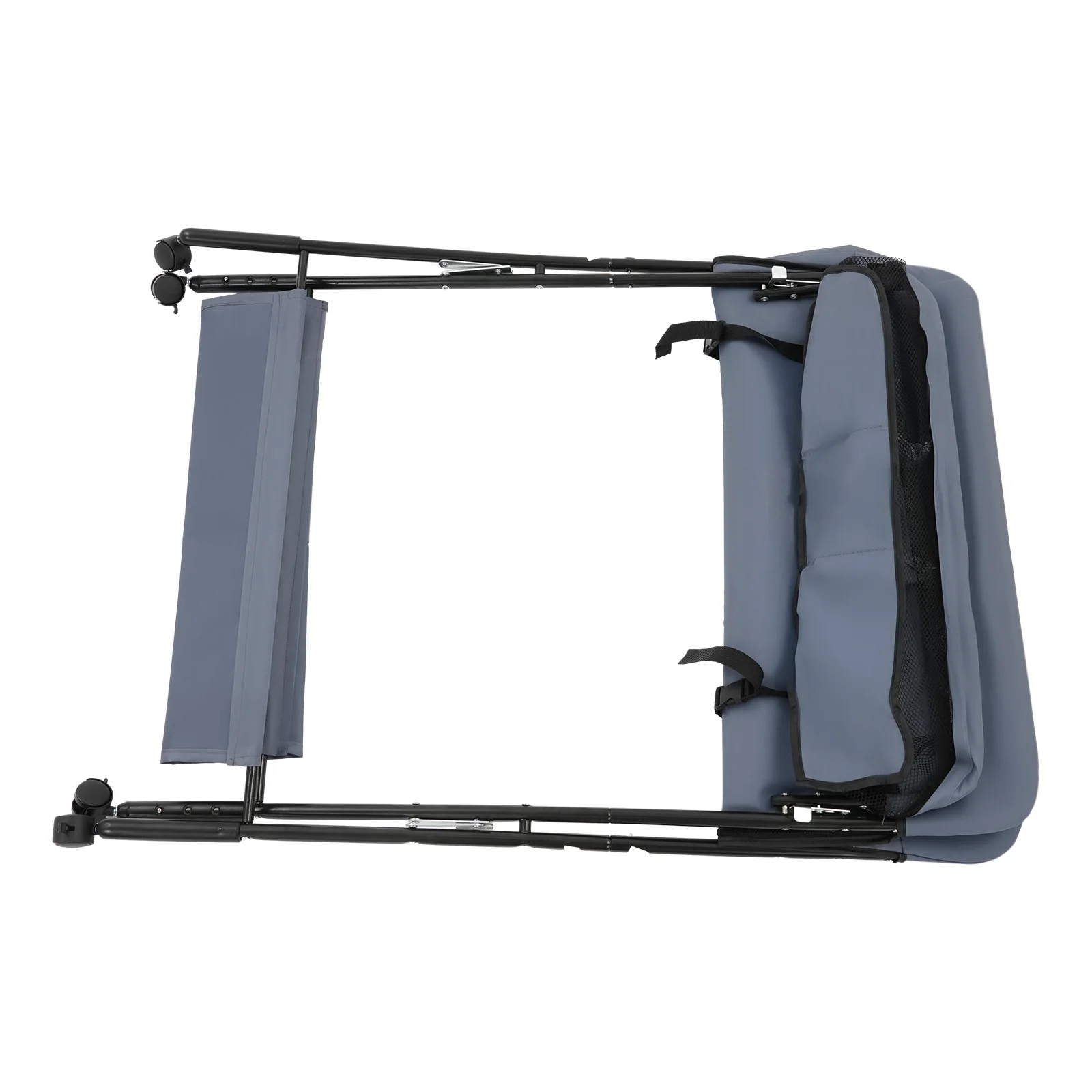 Foldable Diaper Changing Station Height Adjustable Baby Changing Table with Side Storage & Drying Rack for Home, Nursery & Travel