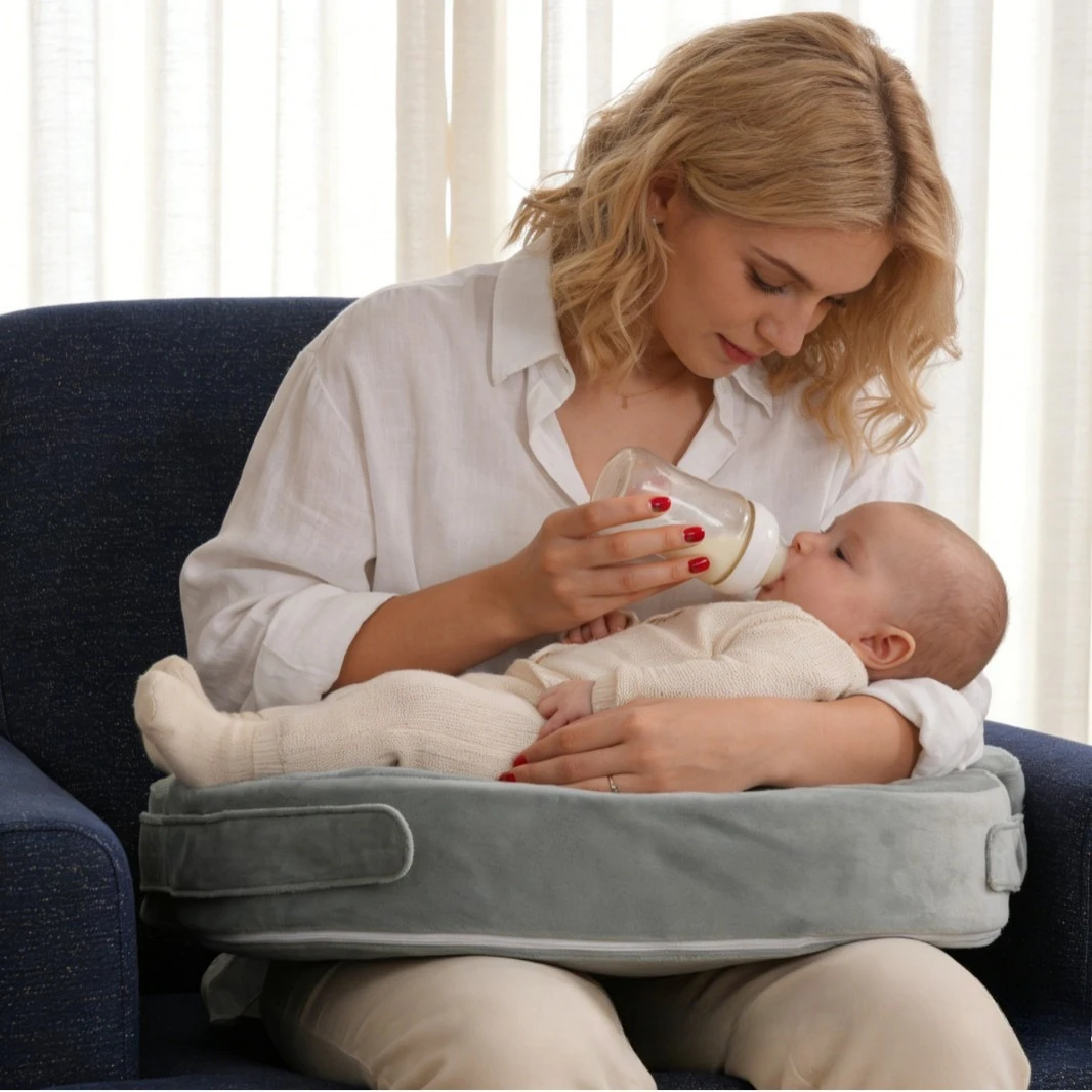 Somenie Multifunctional Waist Support Breastfeeding Pillow, Newborn Postpartum Nursing Cushion Wrap