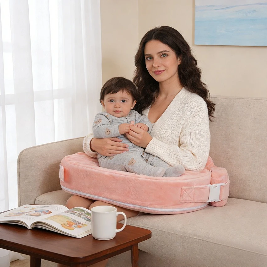 Somenie Multifunctional Waist Support Breastfeeding Pillow, Newborn Postpartum Nursing Cushion Wrap