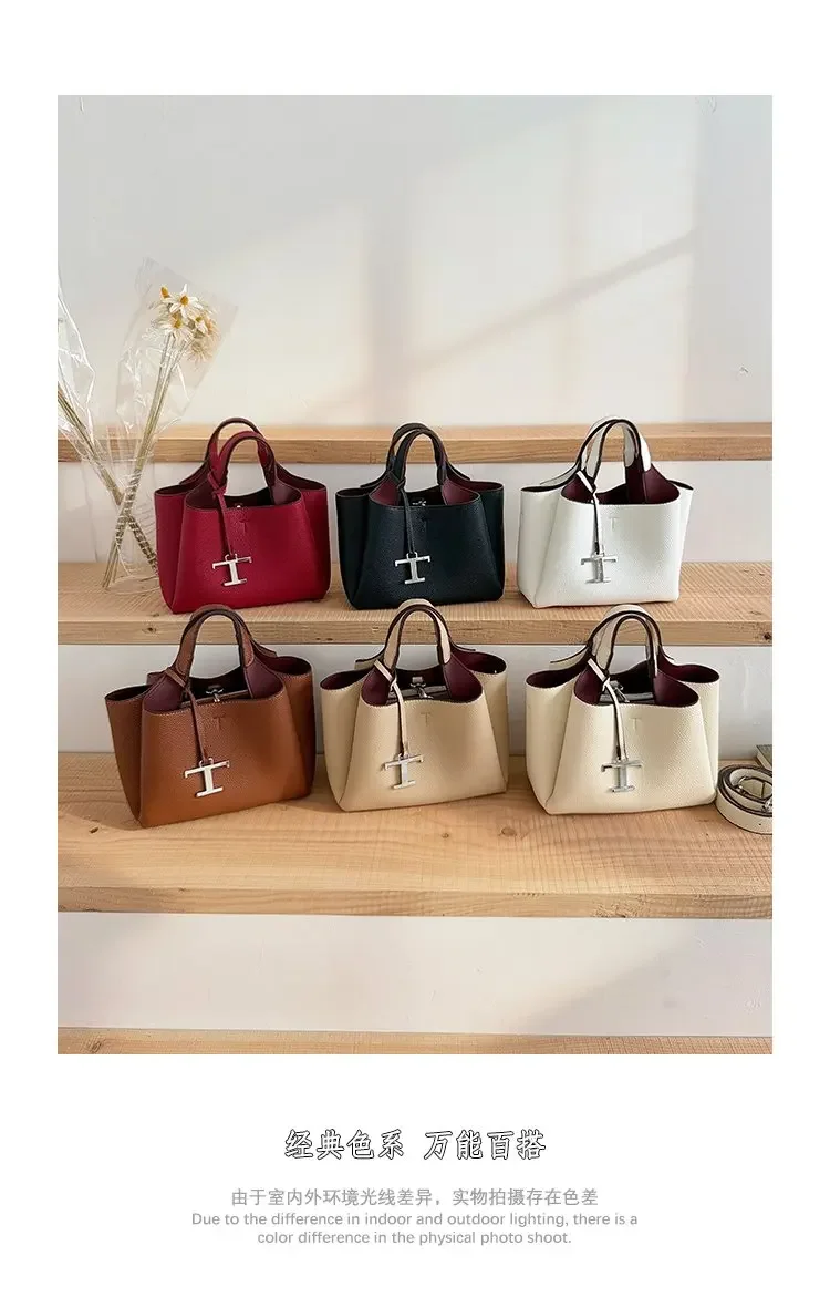 Unique High-End Leather Diaper Bag: Elegant Crossbody Messenger Bag For Women With Vintage Designer Look And Large Capacity