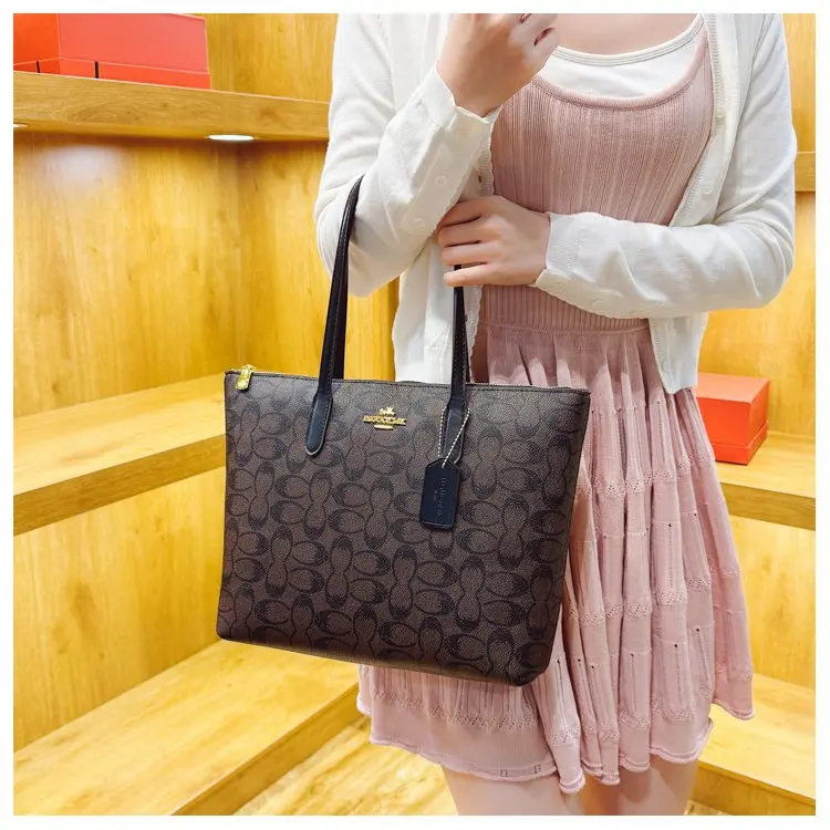 Elegant Chic Commuter Classic Diaper Bag Crossbody Handbag For Women Stylish Leather Large Capacity Tote