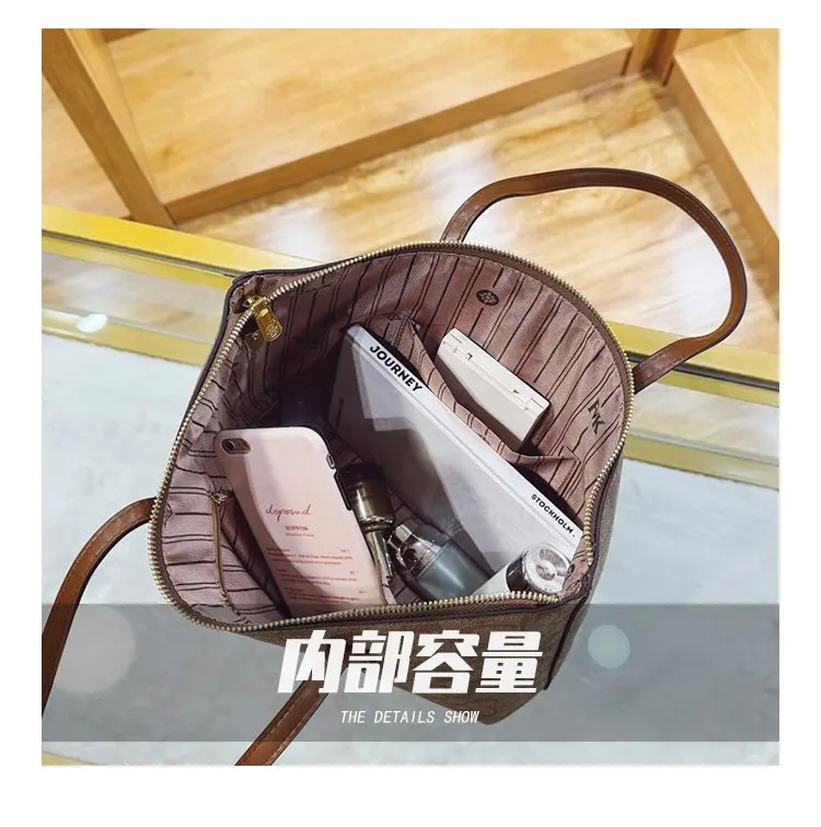 Elegant Chic Commuter Classic Diaper Bag Crossbody Handbag For Women Stylish Leather Large Capacity Tote