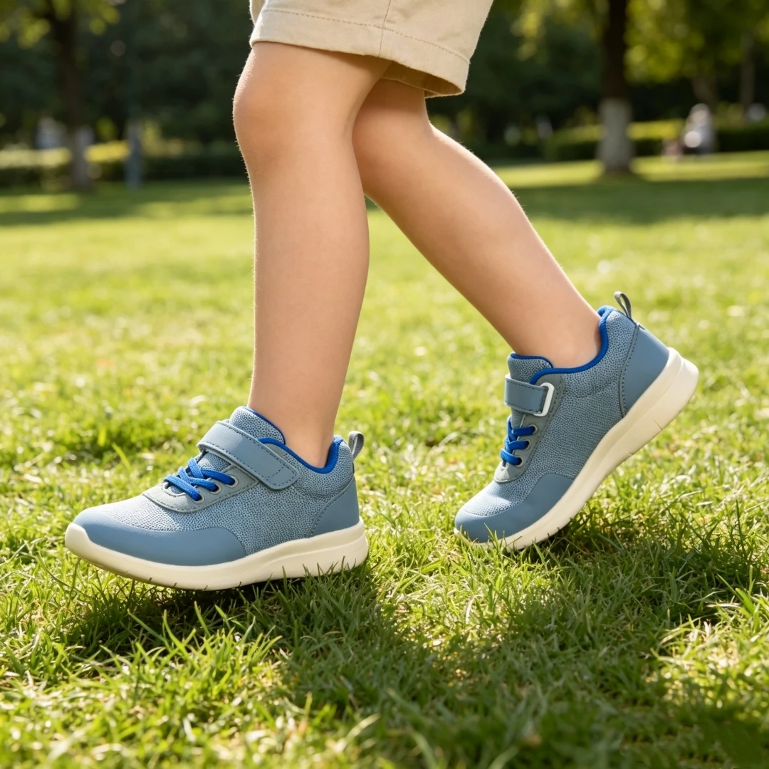 ZZFABER Kids Barefoot Shoes Breathable Mesh Flexible Casual Shoes for Girls Boys Outdoor Walking Running Shoes