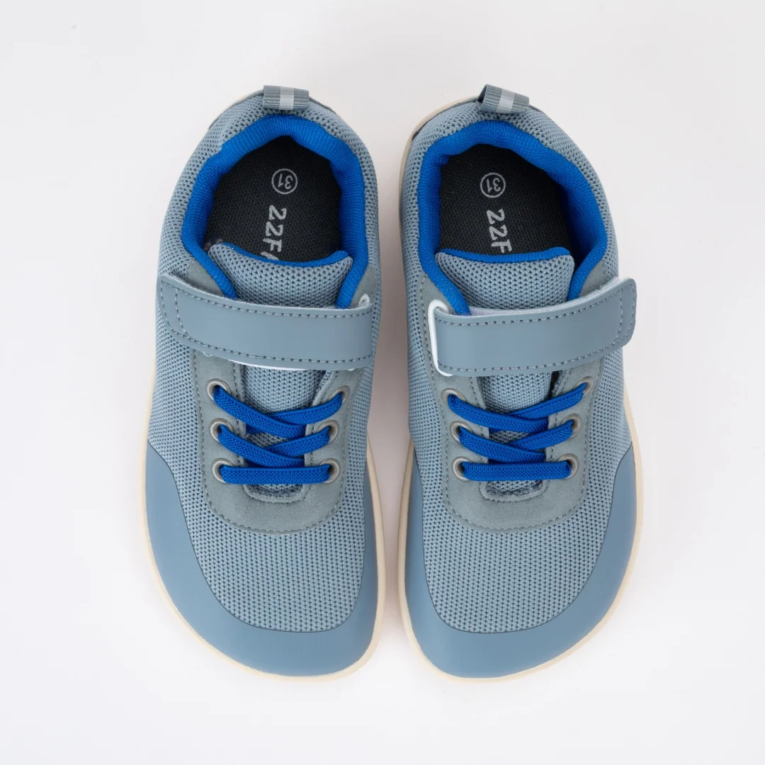 ZZFABER Kids Barefoot Shoes Breathable Mesh Flexible Casual Shoes for Girls Boys Outdoor Walking Running Shoes