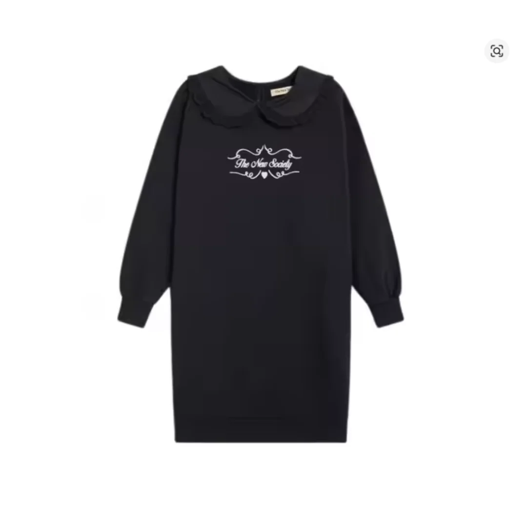 Kids Dress AW26 TNS Girls Cute Letter Sweaters Print Child Cotton Outwear Tops Clothing