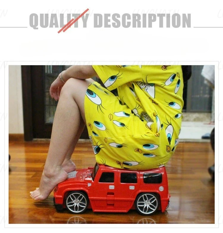 Lightweight Children's Suitcase, Children's Travel Rolling Suitcase, Can Be Sat on Or Ridden, Can Be Taken on Airplanes.