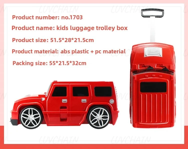 Lightweight Children's Suitcase, Children's Travel Rolling Suitcase, Can Be Sat on Or Ridden, Can Be Taken on Airplanes.