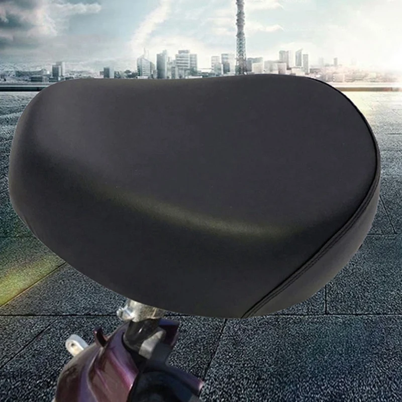 E-Bike Saddle Widen Four-Spring MTB Bike Saddles Soft Pad Electric Bikes Tricycle Scooter Seat Cycling Parts