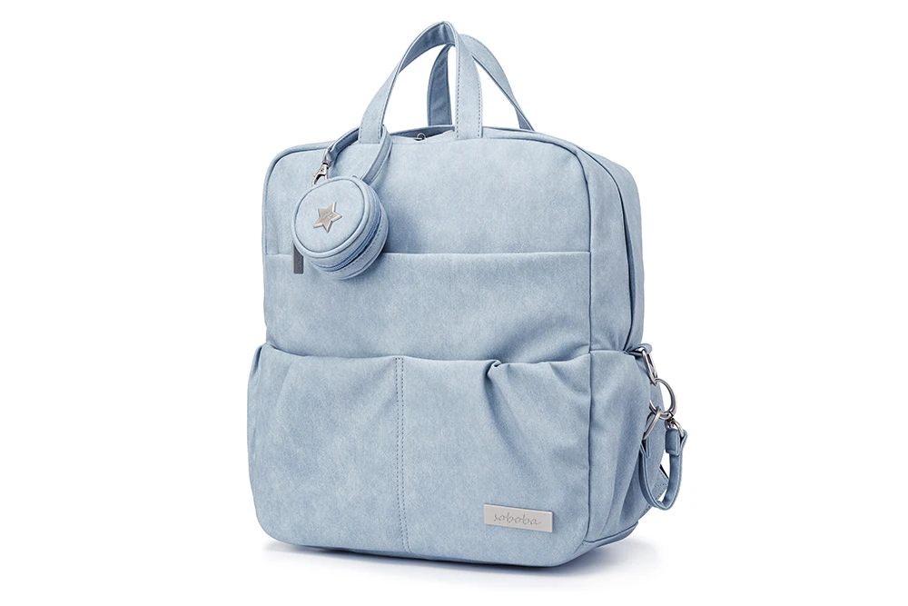 Soboba New Diaper Backpack for Newborn Baby Large Capacity Waterproof Diaper Bag with Pacifier Holder Stylish Diaper Bags