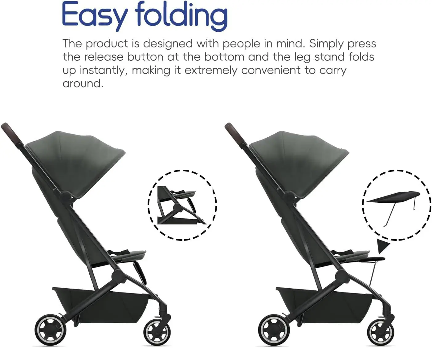 Footrest Leg Extension Board Fit for Joolz AER/AER+ Skin-friendly Fabric Perfect Match 1:1 Material Stroller Accessories