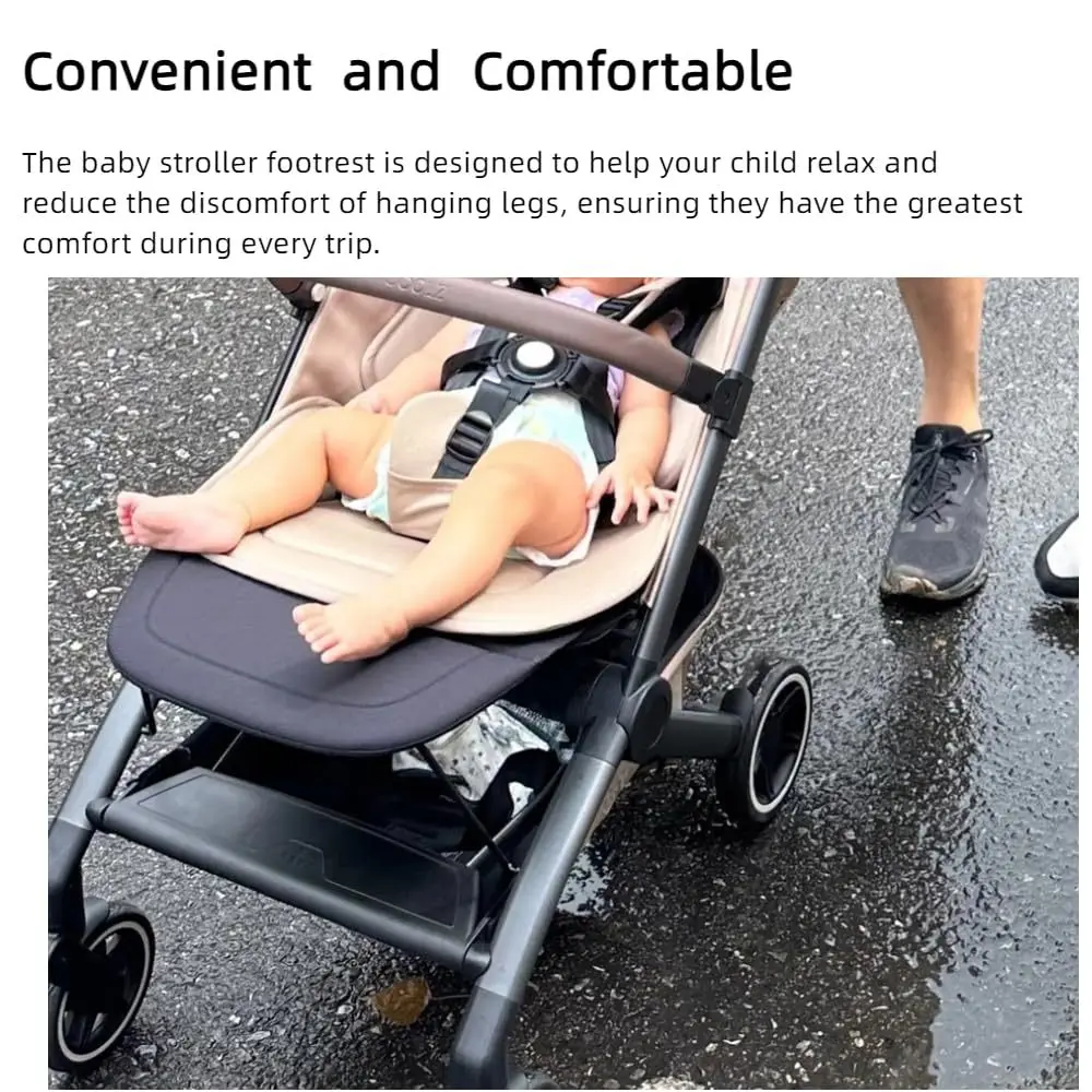 Footrest Leg Extension Board Fit for Joolz AER/AER+ Skin-friendly Fabric Perfect Match 1:1 Material Stroller Accessories