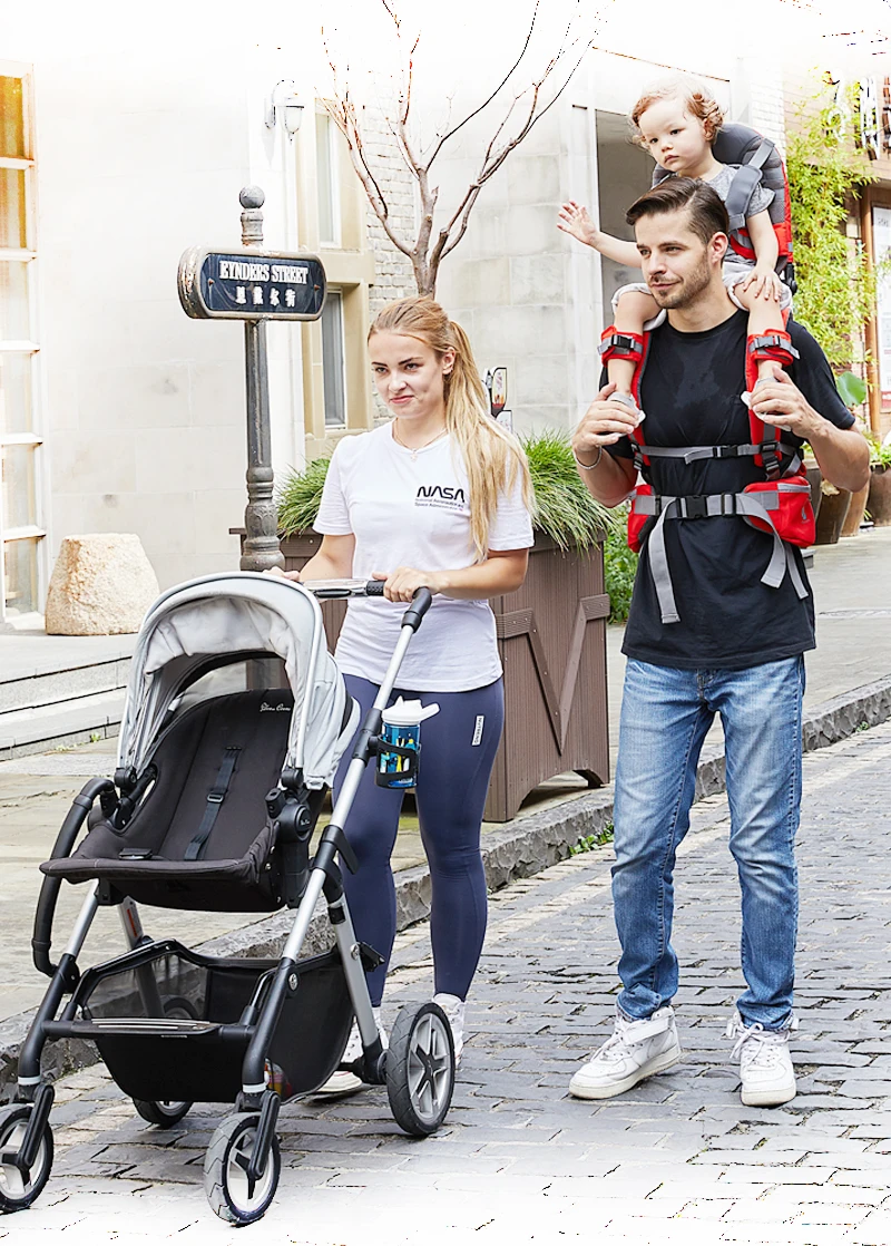 Child Shoulder Carrier Baby Toddler Hiking Backpack Ankle Straps Hands-Free Foldable Shoulder Saddle Holds a 44.1lb Toddler for