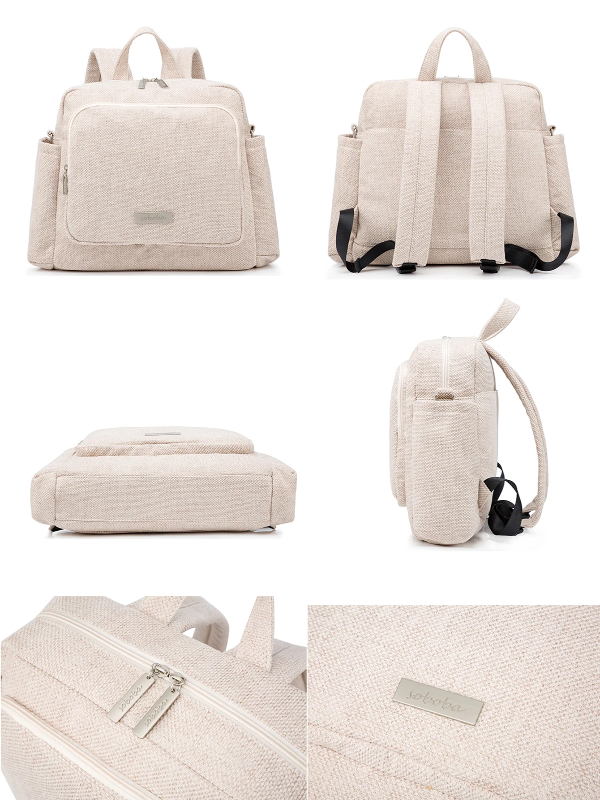 Fashion New Mommy Dipaer Backpack Large Capacity Multi-functional Waterproof Diaper Bag for Quick Outing Travelling Nappy Bag