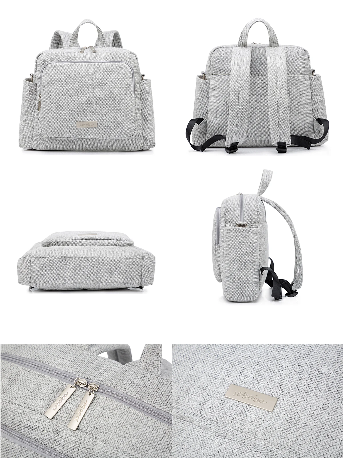 Fashion New Mommy Dipaer Backpack Large Capacity Multi-functional Waterproof Diaper Bag for Quick Outing Travelling Nappy Bag