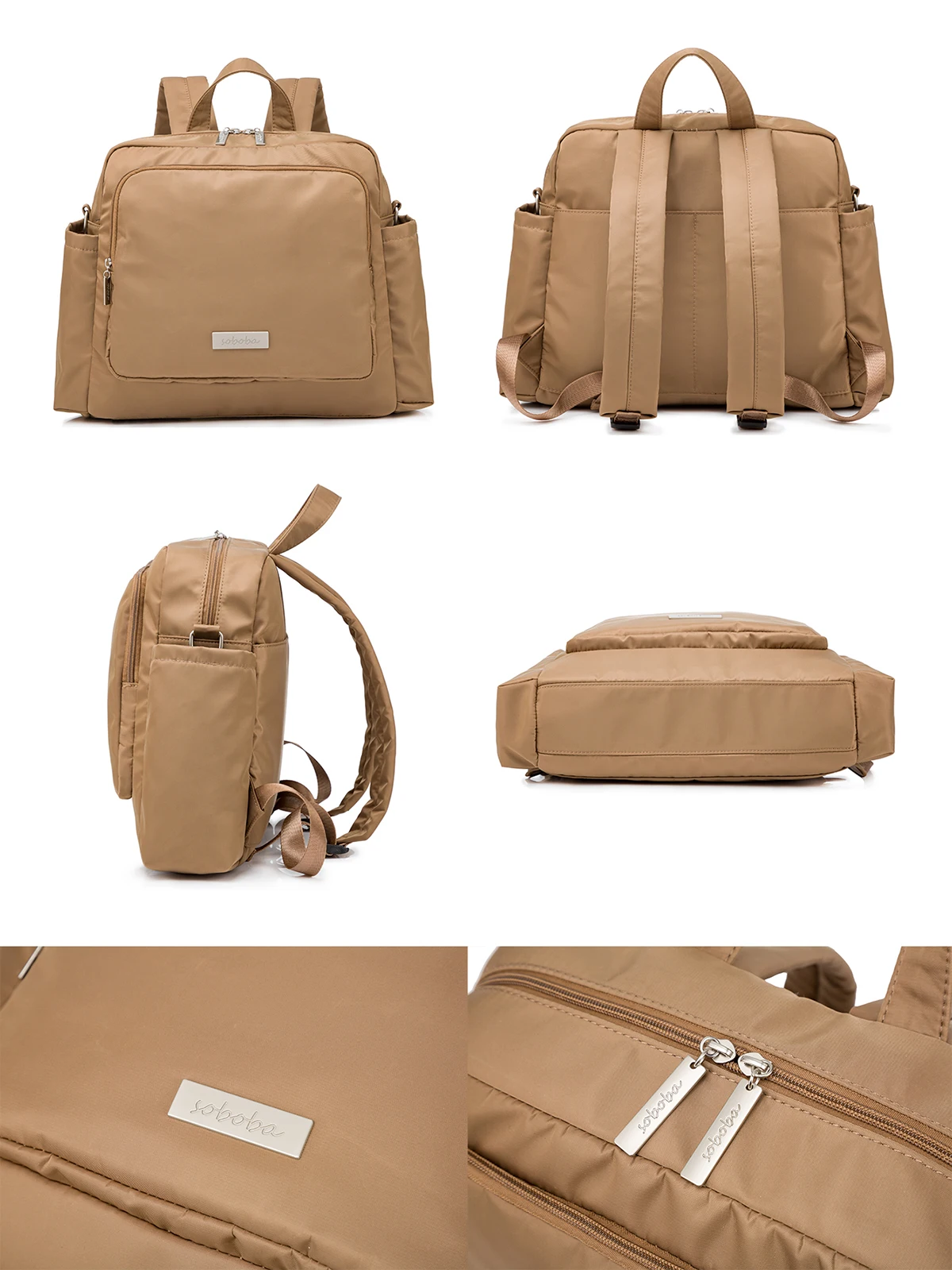 Fashion New Mommy Dipaer Backpack Large Capacity Multi-functional Waterproof Diaper Bag for Quick Outing Travelling Nappy Bag