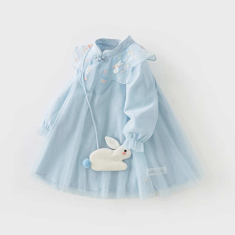 Dave Bella Girl's Dress Children's Autumn Princess Dress Charm Sweet Classy Lovely Fashion Party Outdoor DB3236161