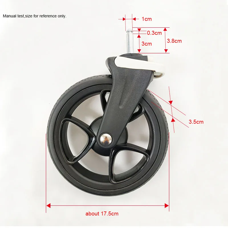 Stroller Front Wheel For Stokke Xplory V4 V5 V6 Pushchair With Wheel Frame Tire DIY Baby Buggy Replace Accessories