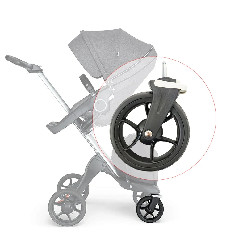 Stroller Front Wheel For Stokke Xplory V4 V5 V6 Pushchair With Wheel Frame Tire DIY Baby Buggy Replace Accessories