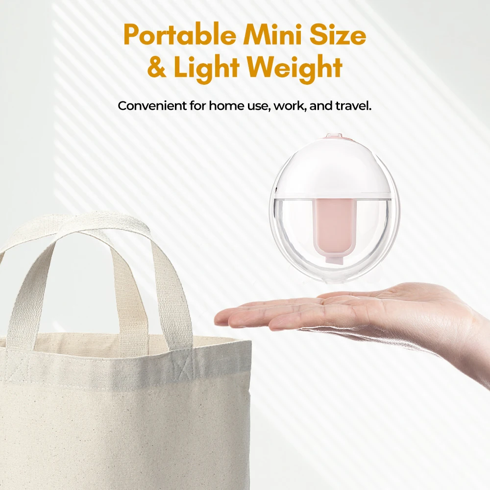 Wearable Breast Pump Hands Free Electric Portable Wearable Breast Pumps BPA-free Breastfeeding Milk Collector